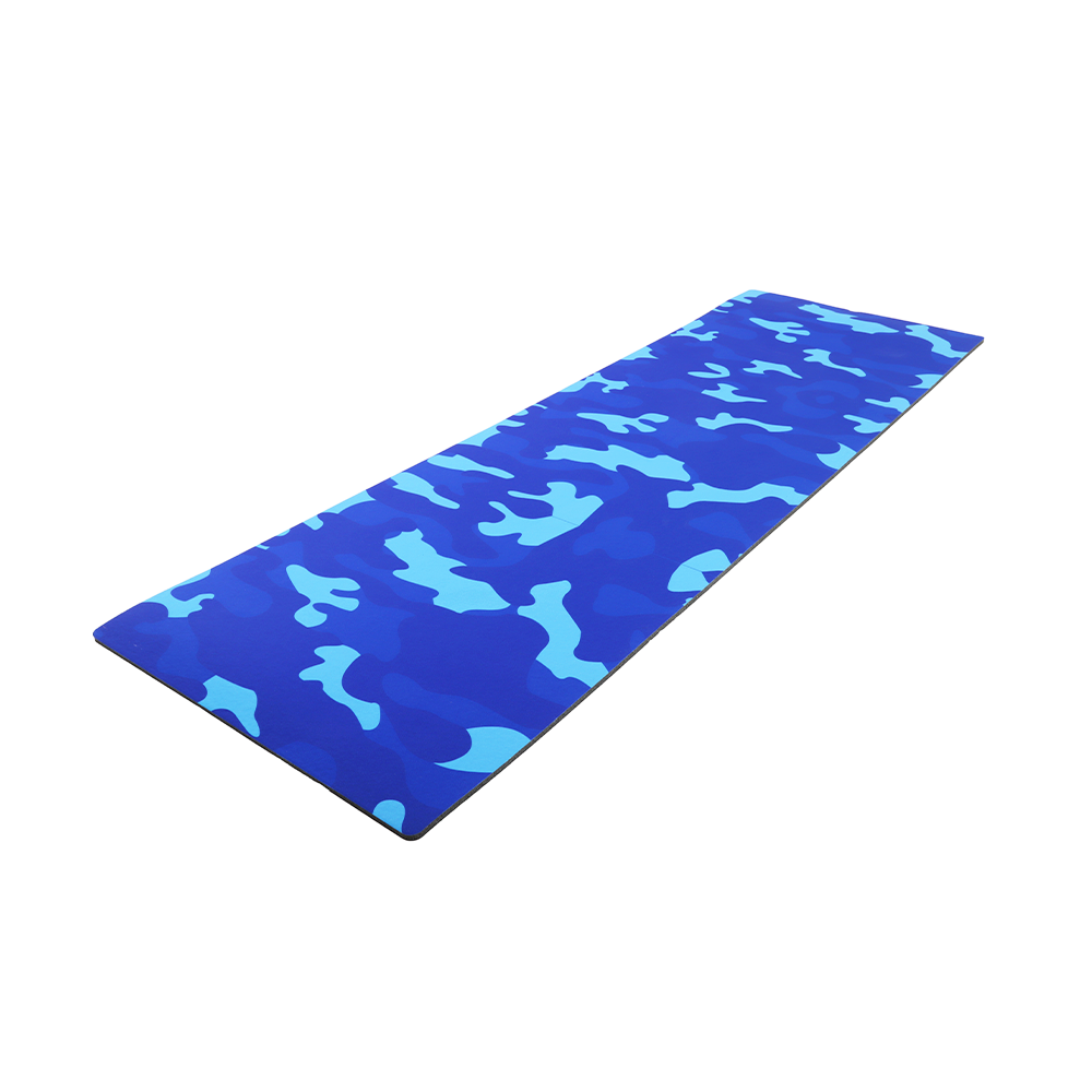 Rolled Camping Mat (Blue Camo)