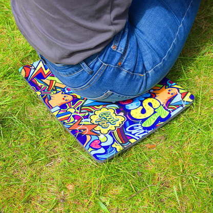 Portable Outdoor Lightweight Sit Mat (Graffiti)