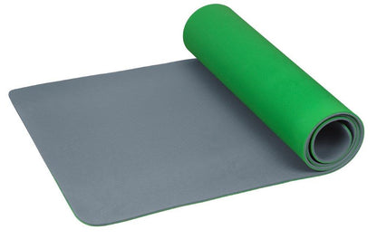 Twin Colour Yoga Mat 5mm - Green / Grey