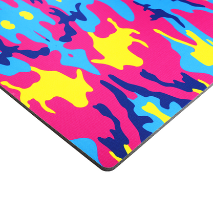 Rolled Camping Mat (Neon Camo)