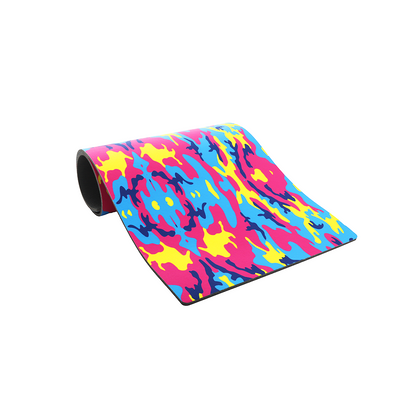 Rolled Camping Mat (Neon Camo)