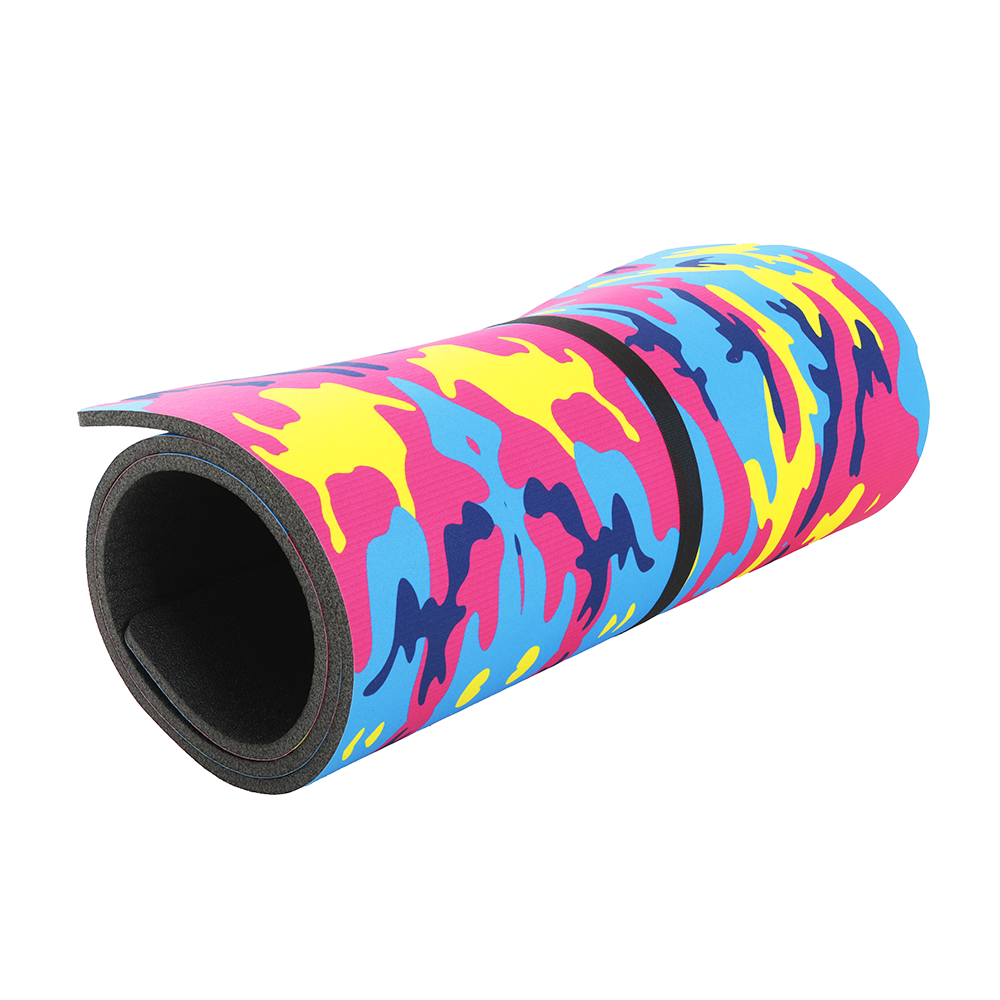 Rolled Camping Mat (Neon Camo)