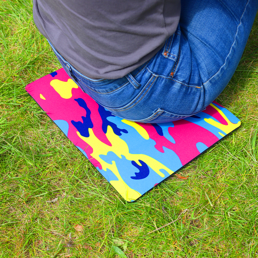 Walking Together | 2 x Neon Camo Sit Mats
