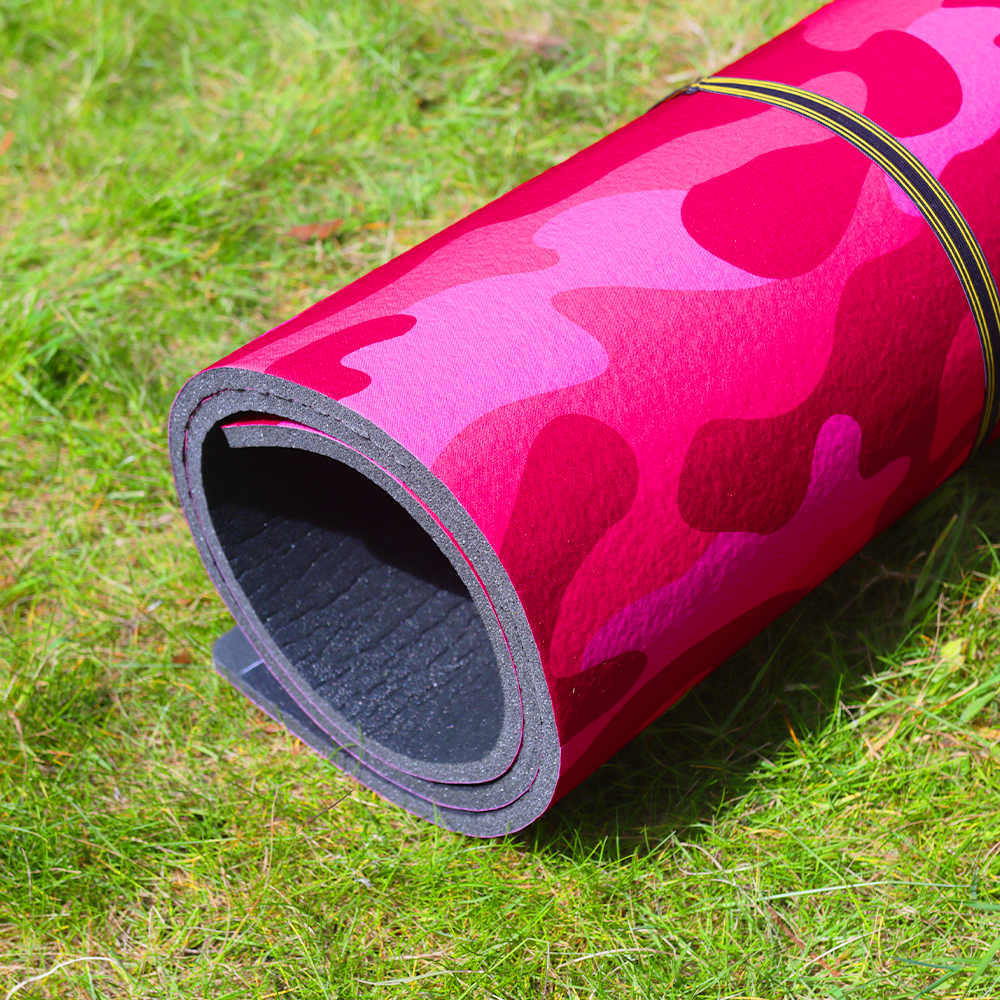 Rolled Camping Mat (Pink Camo)