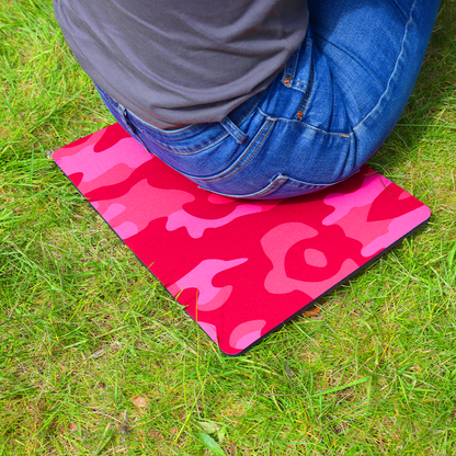 Portable Outdoor Lightweight Sit Mat (Pink Camo x2)